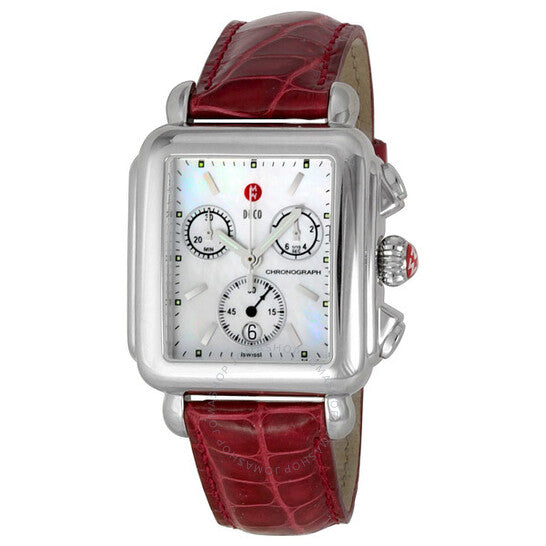 Michele, Deco Stainless Steel Watch