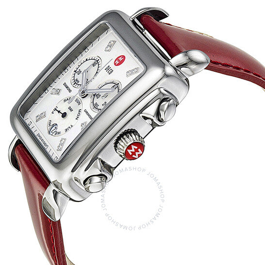 Michele, Deco XL Chronograph Mother of Pearl Ladies Watch