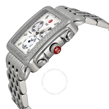 Michele, Deco XL Mother of Pearl Dial Ladies Watch