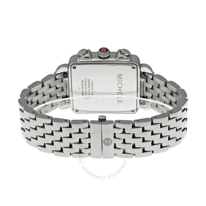 Michele, Deco XL Mother of Pearl Dial Ladies Watch