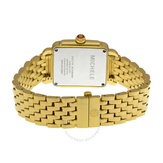 Michele, Deco-16 Mother of Pearl Dial Diamond Ladies Watch