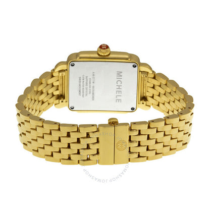 Michele, Deco-16 Mother of Pearl Dial Diamond Ladies Watch