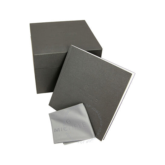 Michele, Fluette Silver White Dial Two-tone Ladies Watch