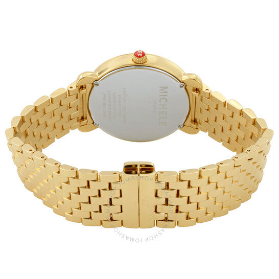 Michele, Gracile Diamond Mother of Pearl Dial Ladies Watch