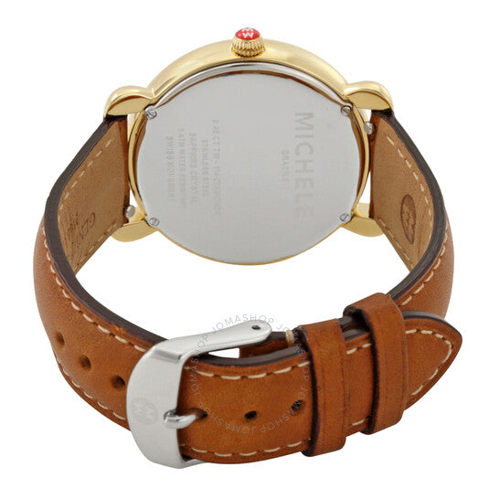 Michele, Gracile Diamond Mother of Pearl Dial Ladies Watch