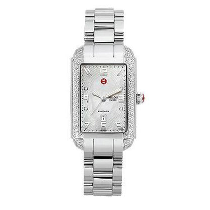 Michele, Milou Park Diamond 3-Link Watch MW