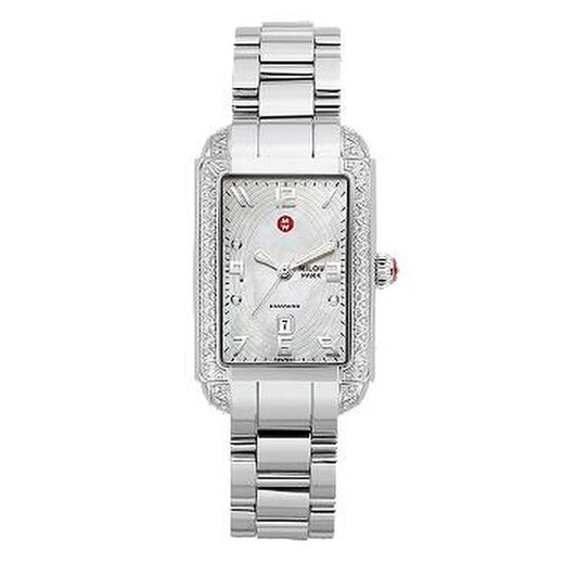 Michele, Milou Park Diamond 3-Link Watch MW