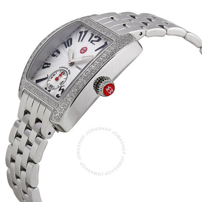 Michele, Mini Urban Diamond Steel Ladies Watch