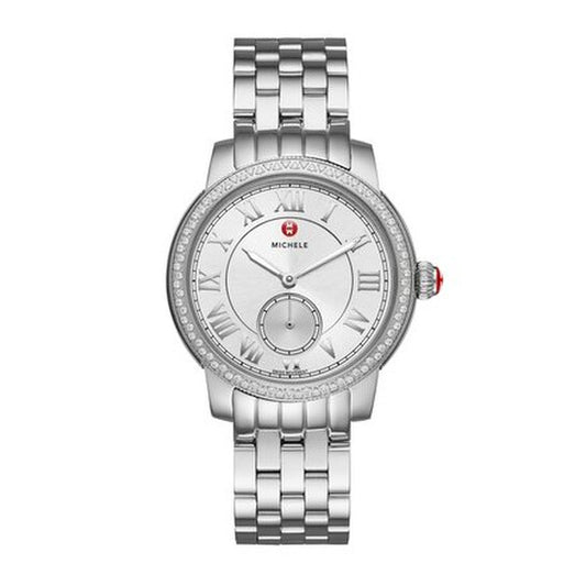 Michele, New Harbor Silver Dial Ladies Watch