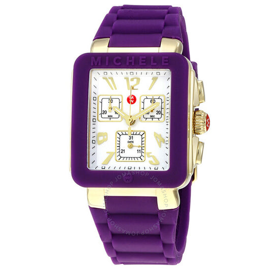 ميشيل، ساعة بارك جيلي بين كرونوغراف نسائية بمينا أبيض