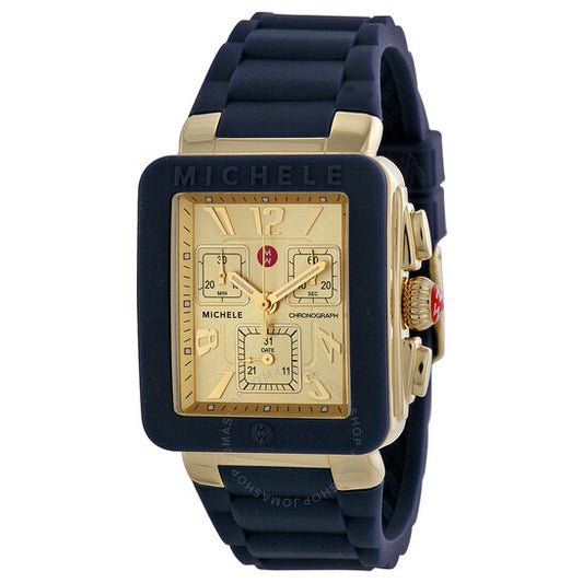 ميشيل، ساعة بارك جيلي بين الذهبية للسيدات، بمينا أزرق من السيليكون