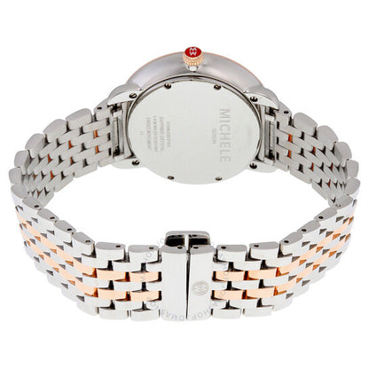 Michele, Serein 16 Diamond Cocoa Diamond Dial Ladies Watch