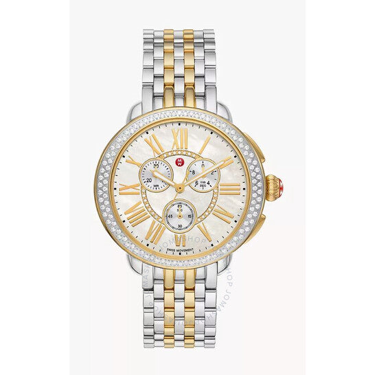 ميشيل سيرين كرونوغراف كوارتز ألماس ساعة نسائية