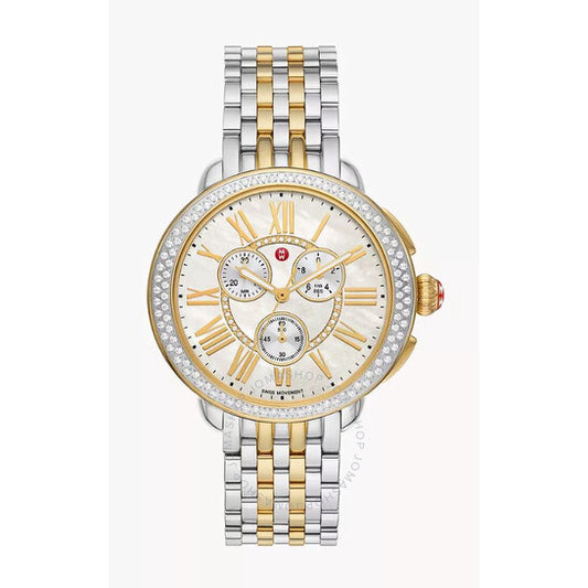 ميشيل سيرين كرونوغراف كوارتز ألماس ساعة نسائية