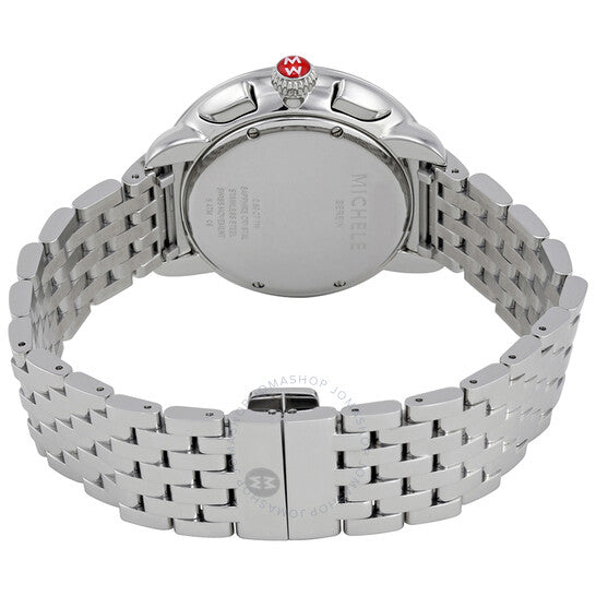 ميشيل سيرين كرونوغراف ساعة نسائية بمينا فضية