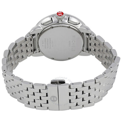 ميشيل سيرين كرونوغراف ساعة نسائية بمينا فضية