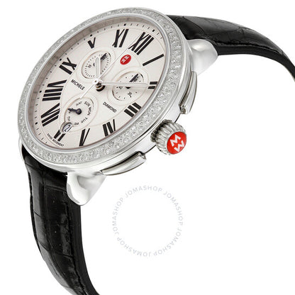 Michele, Serein Chronograph Silver Dial Ladies Watch