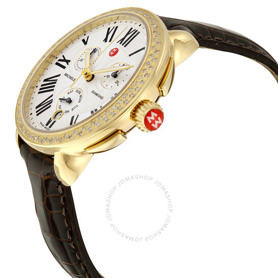 Michele, Serein Chronograph Silver Dial Ladies Watch