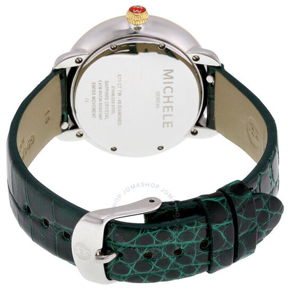 Michele, Serein Green Mother of Pearl Dial Ladies Watch