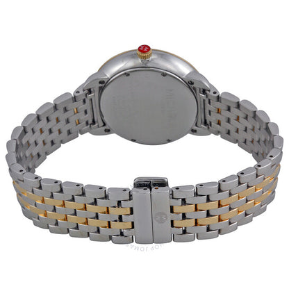 Michele, Serein Mother of Pearl Dial Two-tone Ladies Watch