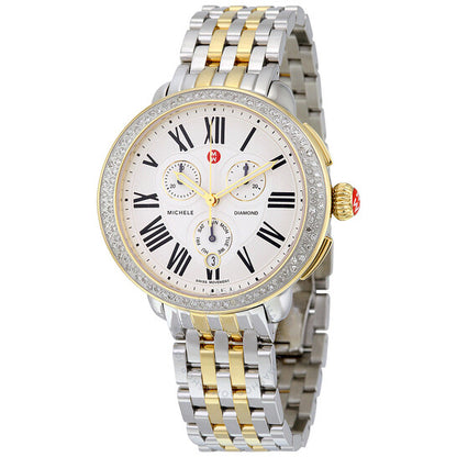 Michele, Serein Two-tone Steel Watch