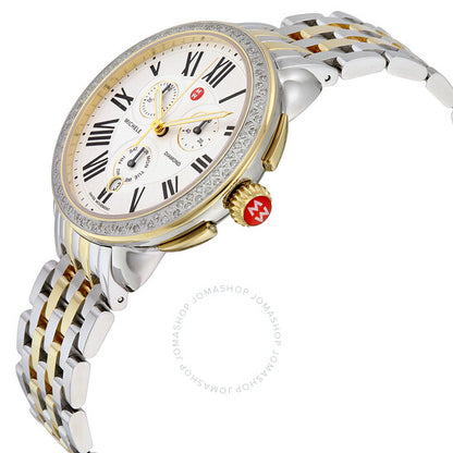 Michele, Serein Two-tone Steel Watch