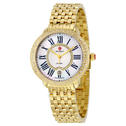 Michele, Serein White Mother of Pearl Dial Ladies Watch