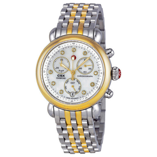 Michele, Signature CSX-36 Two-tone Stainless Steel Watch