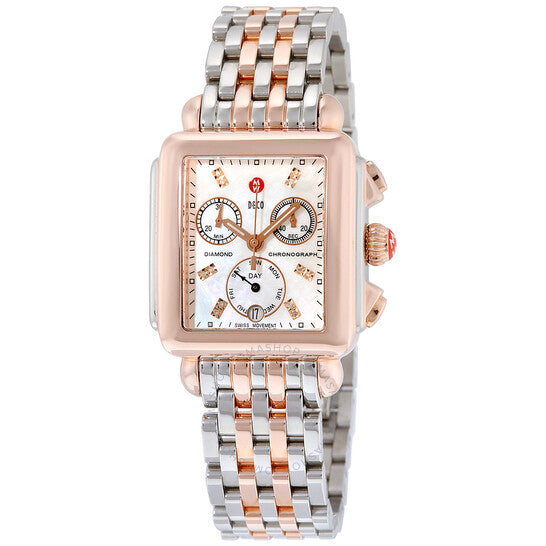 Michele, Signature Deco Diamond Ladies Watch