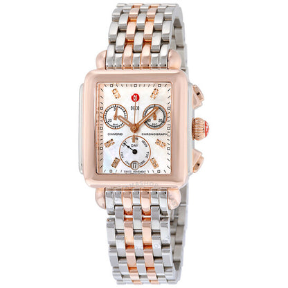 Michele, Signature Deco Diamond Ladies Watch