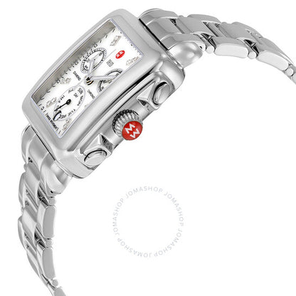Michele, Signature Deco Chronograph Ladies Watch