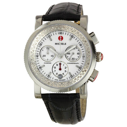 Michele, Sport Sail Steel Diamond Ladies Watch