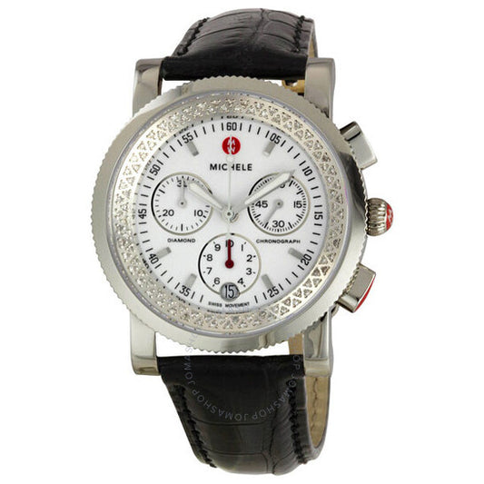 Michele, Sport Sail Steel Diamond Ladies Watch