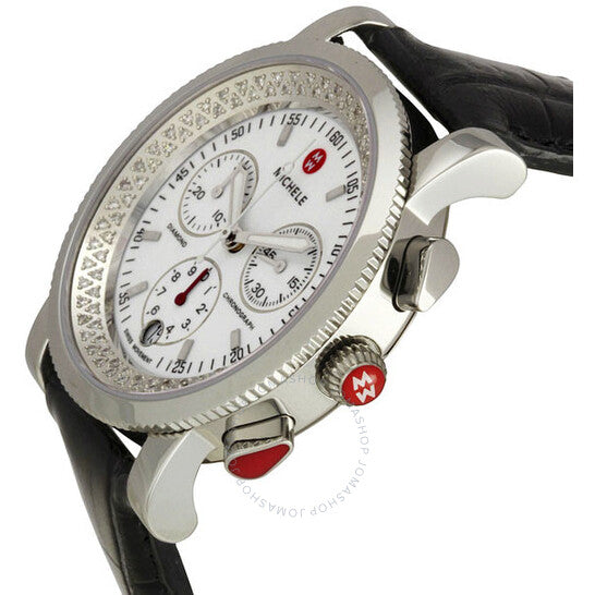 Michele, Sport Sail Steel Diamond Ladies Watch