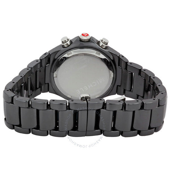 Michele, Tahitian Ceramic Black Diamond Ladies Watch