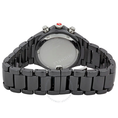 Michele, Tahitian Ceramic Black Diamond Ladies Watch
