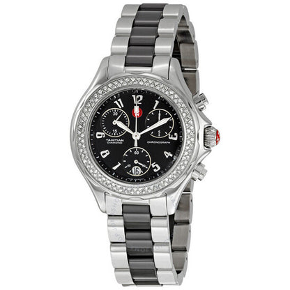 Michele, Tahitian Ceramic Chronograph Ladies Watch