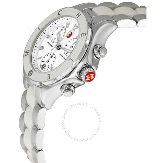 Michele, Tahitian Ceramic White Ladies Watch