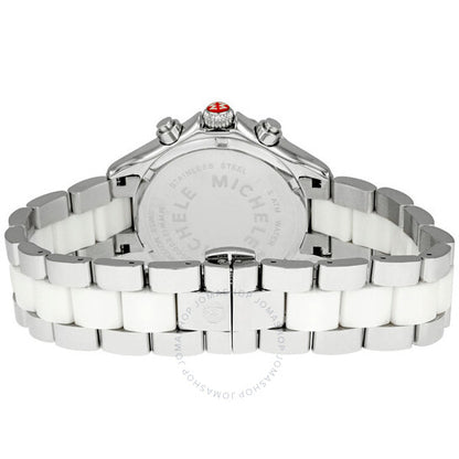 Michele, Tahitian Ceramic White Ladies Watch