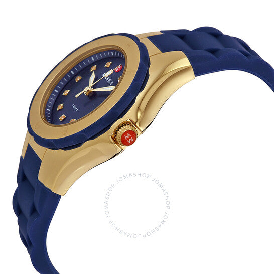 ميشيل، ساعة نسائية من جيلي بين تاهيتي بمينا أزرق