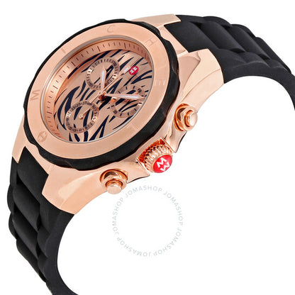 Michele, Tahitian Jelly Bean Tiger Stripes Dial Ladies Watch