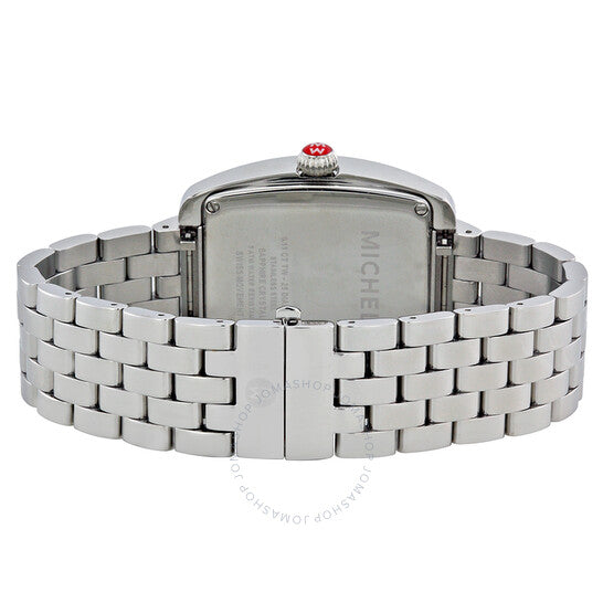 Michele, Urban Diamond Dial Stainless Steel Ladies Watch