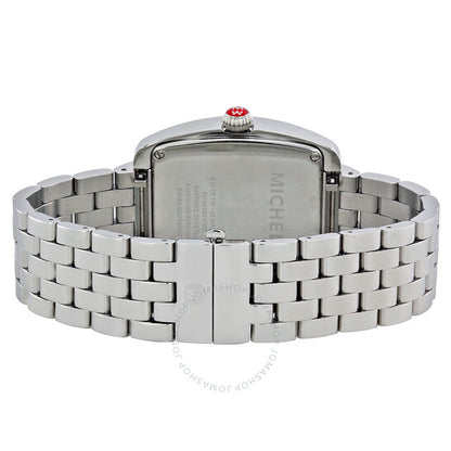 Michele, Urban Diamond Dial Stainless Steel Ladies Watch