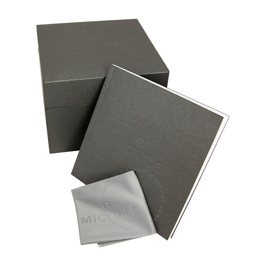 Michele, Urban Diamond Dial Stainless Steel Ladies Watch