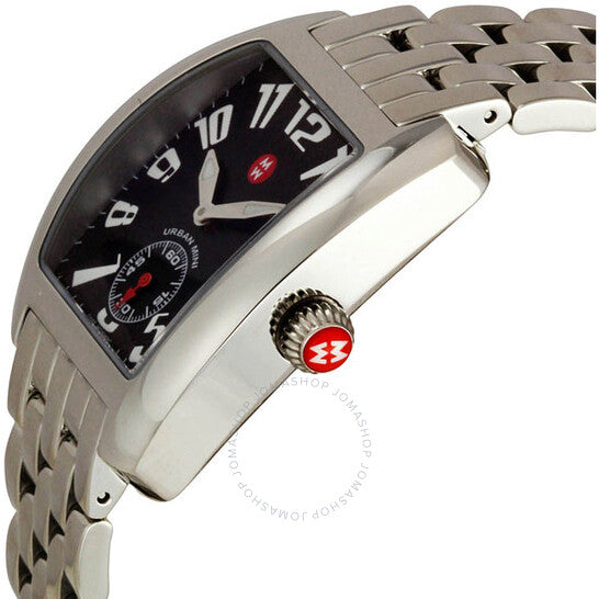 Michele, Urban Mini Black Dial Watch