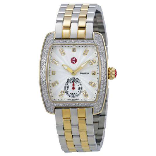 Michele, Urban Mini Diamond Bezel Ladies Watch