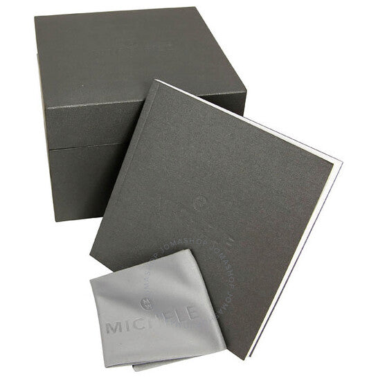 Michele, Urban Mini Diamond Black Dial Ladies Watch