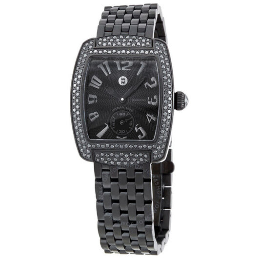 Michele, Urban Mini Noir Diamond Ladies Watch