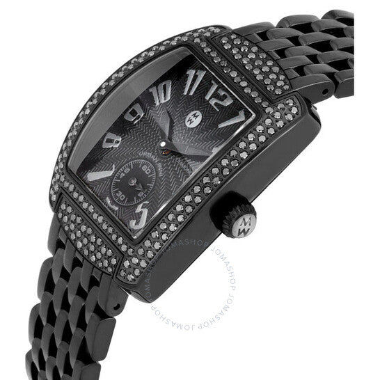 Michele, Urban Mini Noir Diamond Ladies Watch