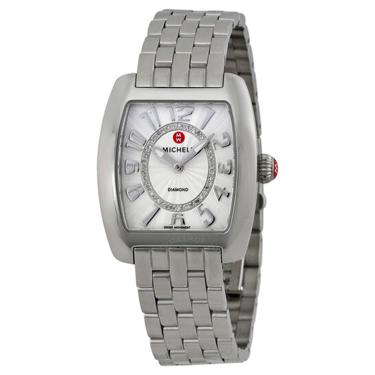 Michele, Urban Mini Silver Dial Ladies Watch